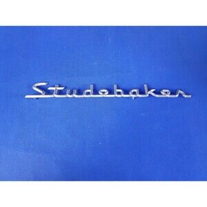 1956-1960 Studebaker Emblem Script Trunk Lid 1314300 1957 1958 1959 Dry Desert